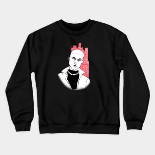 Mysterious Man's Portrait Crewneck Sweatshirt